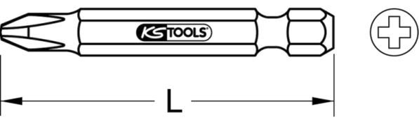 KS TOOLS Kärki, ruuvimeisseli 911.2214